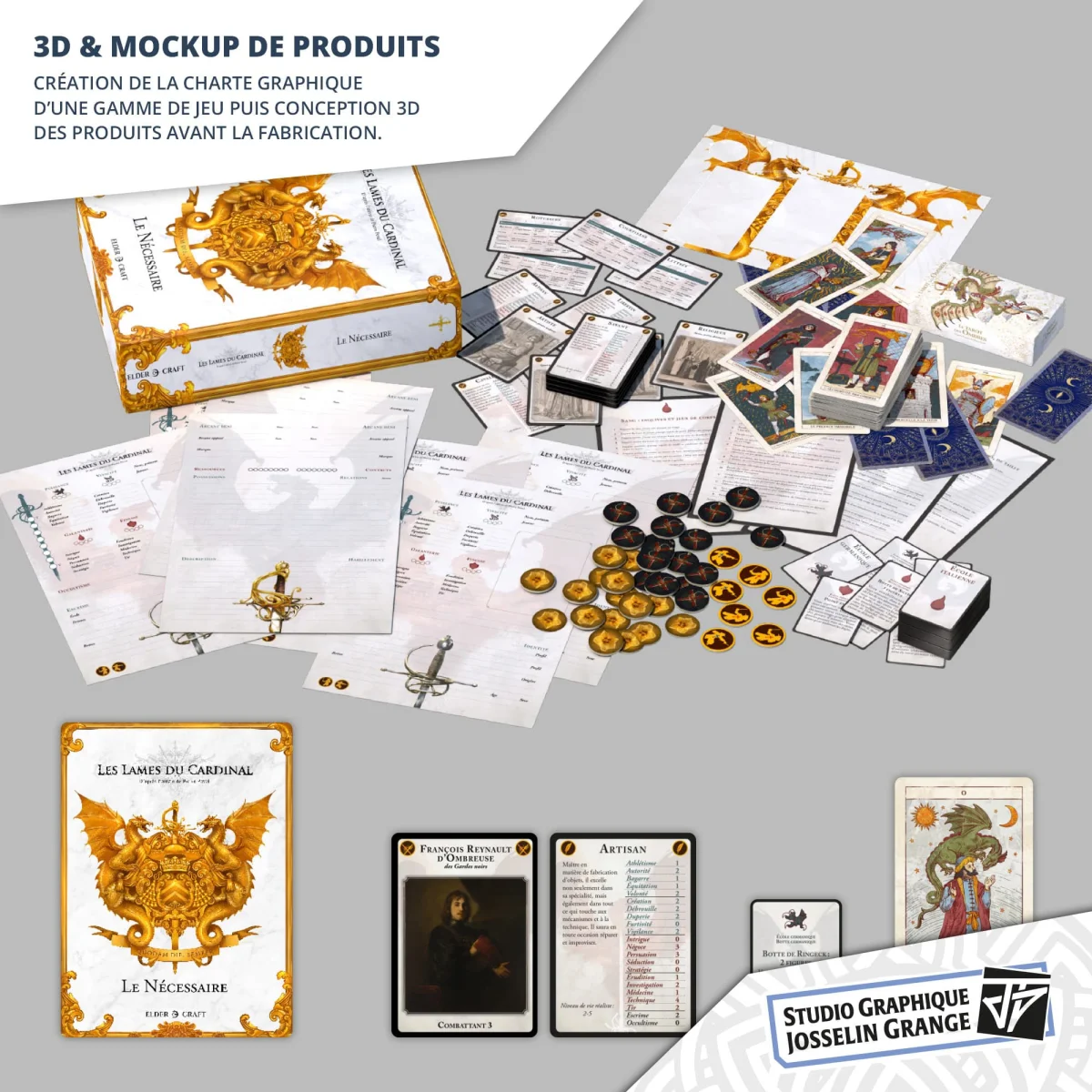 3D & mockup de produits – charte graphique